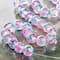 12 Pack: Pink &#x26; Blue Crackle Glass Round Beads, 8mm by Bead Landing&#x2122;